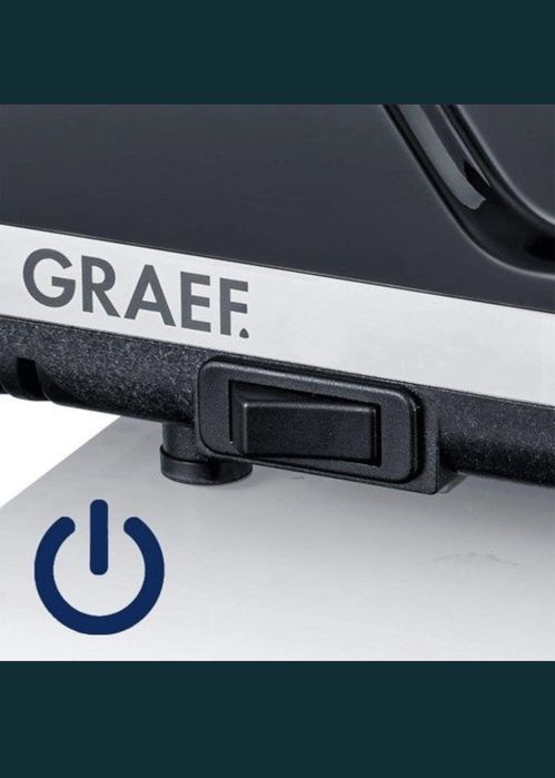 Диамантено електрическо точило за ножове, Graef CX125, черно