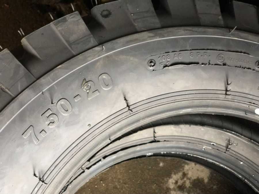 Cauciucuri noi PETLAS 7.50-20 8 pliuri anvelope directie tractor U650