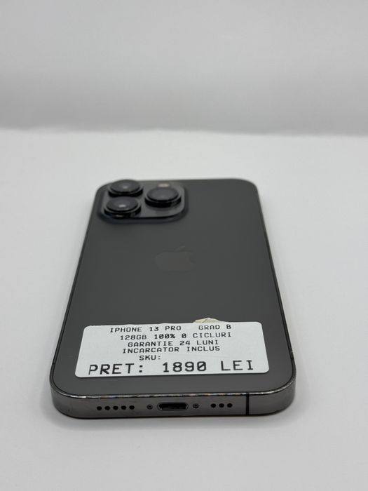 Iphone 13 Pro 128GB 100% Garantie Rate - zonemag.ro