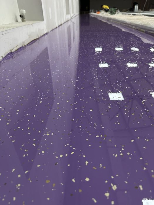 Эпоксидная краска, наливной пол, полимерное пол. Бетон. Стяжка.