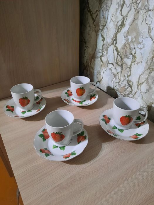 Сервизы бокалы тарелки