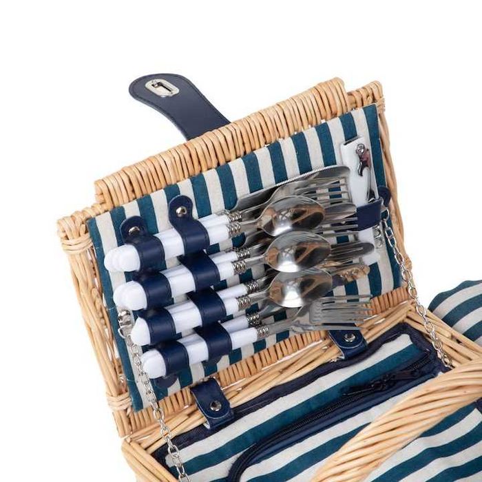 Cos de picnic ORLANDO pentru 4 persoane cu saltea 40x28x20 cm HOMLA