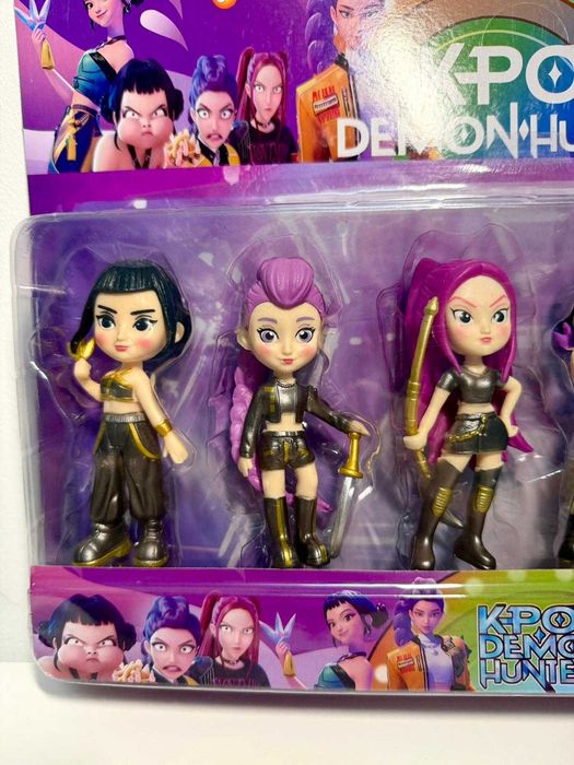 SET Papusi K-Pop Demon Hunters - Rumi, Mira, Zoey (10cm)