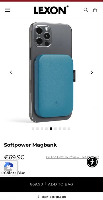 Baterie externa Powerbank Softpower Magbank Lexon - Incarcare Wireless