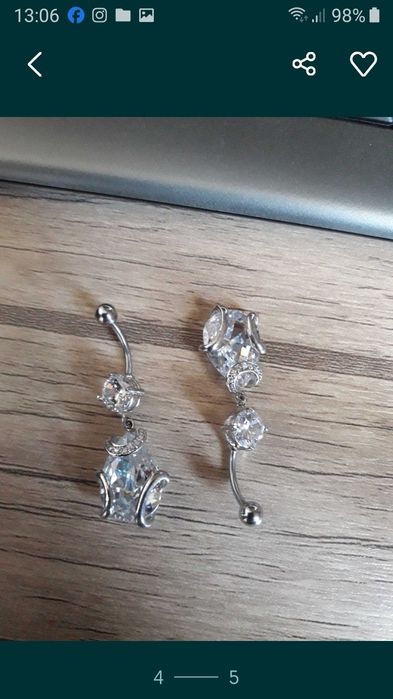 Продаю Пирсинги, в наличии 2 шт.