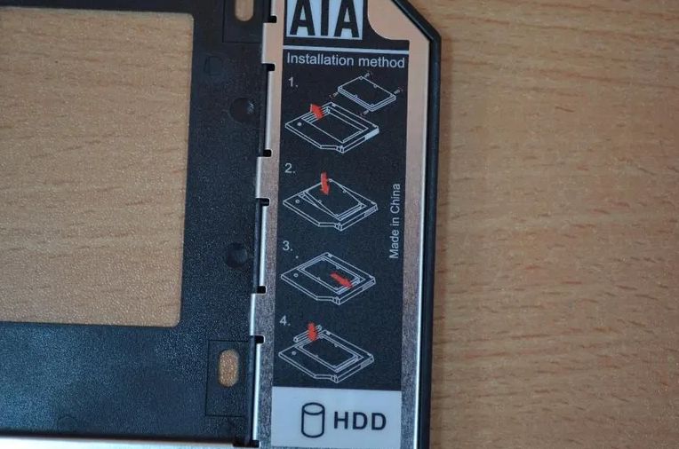 DVD адаптер за 2-ри HDD/SSD за лаптоп 9.5 / 12.7мм SATA 3 + Гаранция