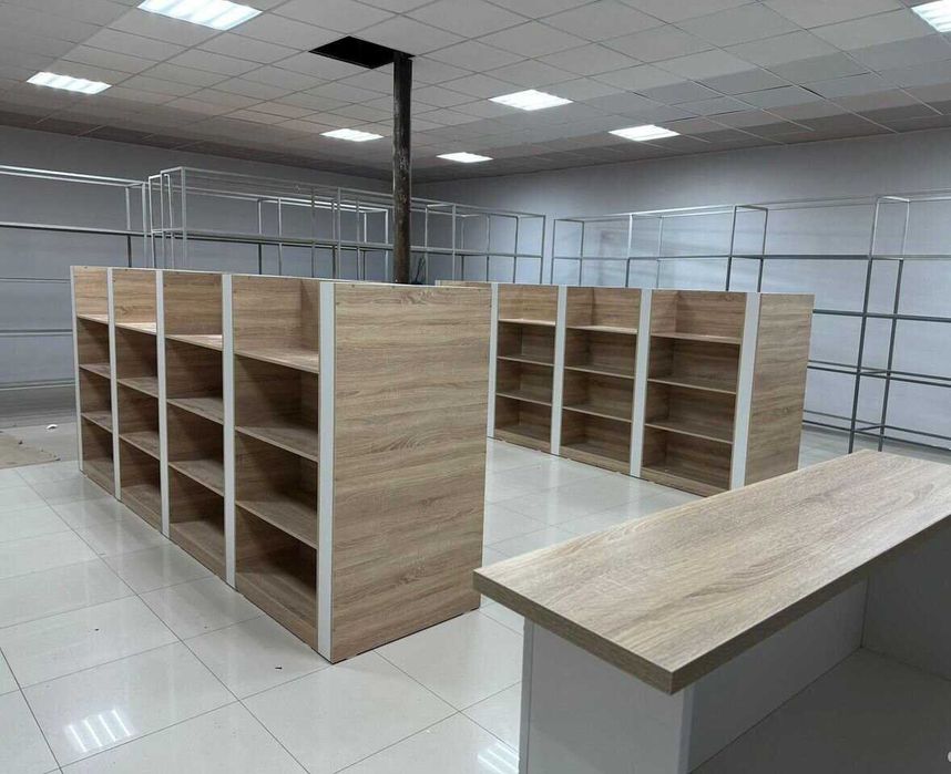 Magazing apteka dorixona uchun mebel polka vitrina