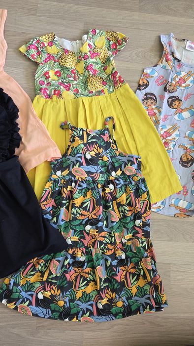 Летни лотове Zara, DKNY, Benetton, HM, Reserved, Waikiki 122 см