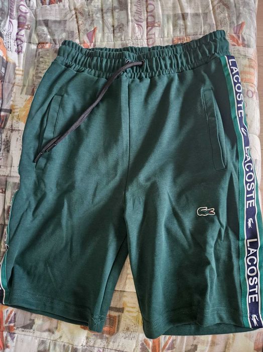 Lacoste зелен къс комплект