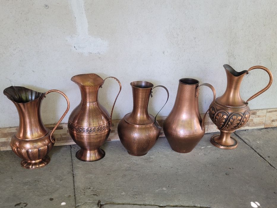 Vaza  60cm ulcior carafa de 13 litri din cupru hand made
