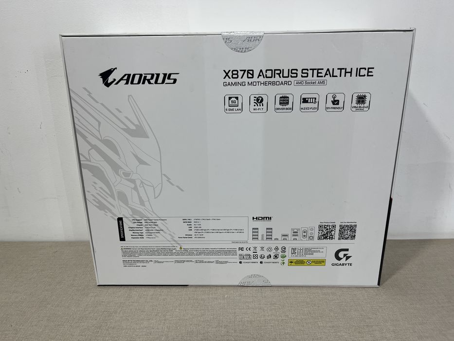 Placa De Baza Aorus x870 Stealth Ice Produs Nou Sigilat