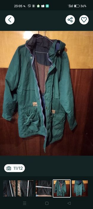 Зимно яке с качулка