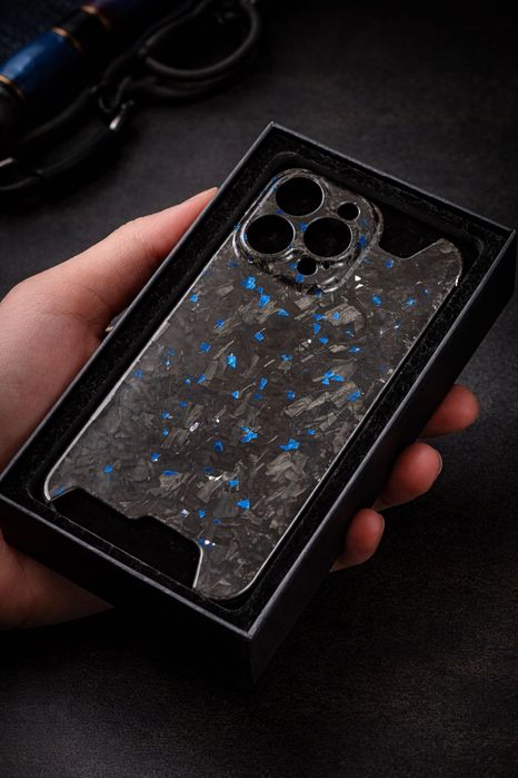 Blue Carbon case ( 15 Pro Max )