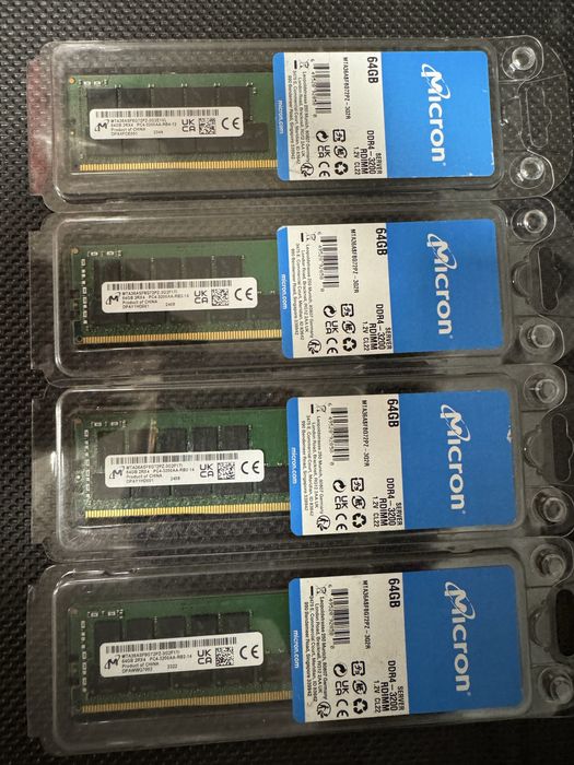 Memorie server 64GB DDR4 ECC REG 3200MHz Micron SK Hynix rdimm