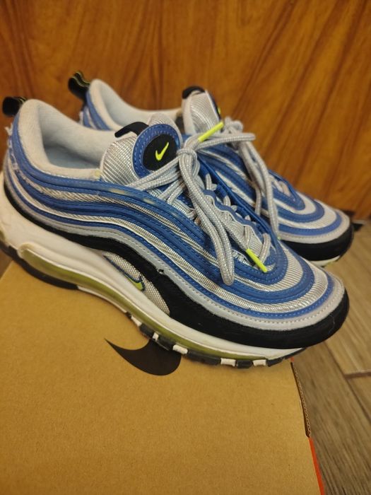 NIKE  сини с връзки