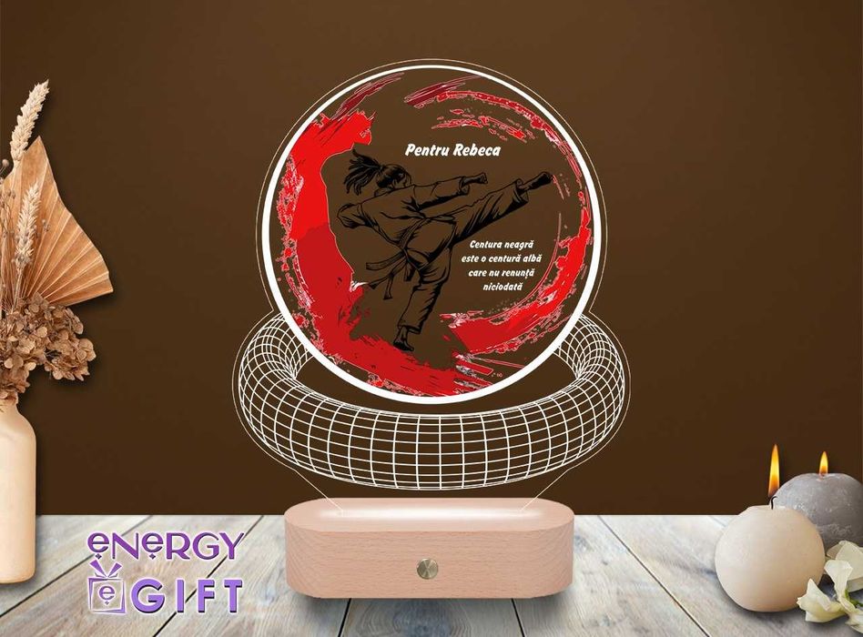 Lampa Led Personalizata – Karate