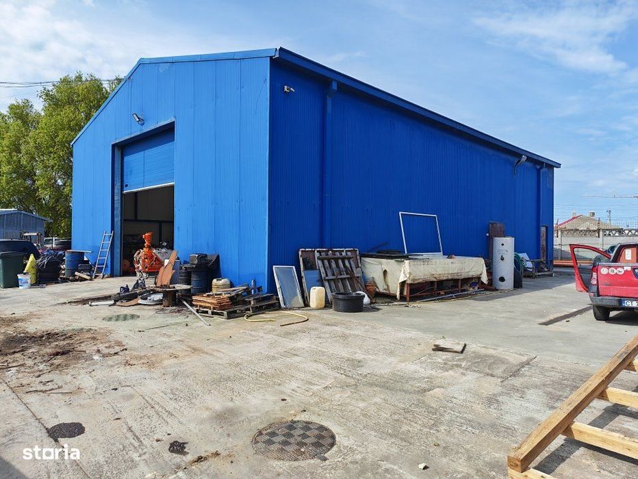 Hala 224 mp | platforma betonata | acces auto + paza | Comision 0%