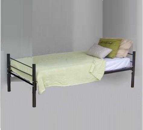 Pat Metalic Single/1 Persoană –Ideal pentru Cazare Muncitori – În Stoc