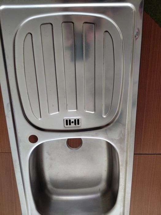 Кухненска мивка алпака неръждаема.