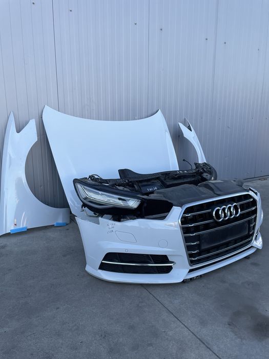 Bot complet fata completa Audi A6 C7 capota bara fata trager aripa far matrix bixenon