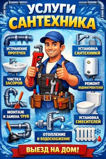 Услуги сантехника