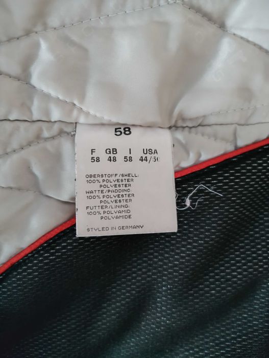 Costum schi Mayer, material Sympatex, roșu-negru-argintiu, mărime 58