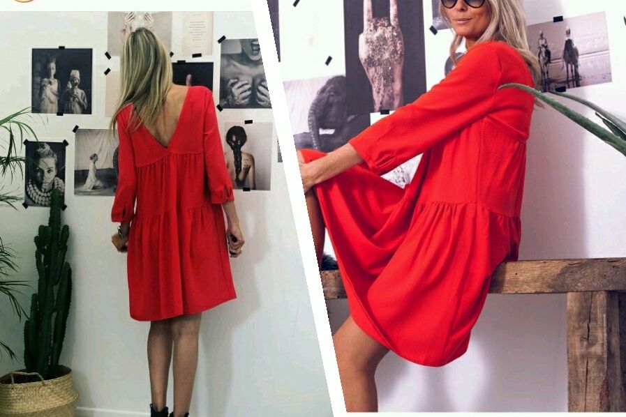 Намалена цена само 59 лева. Дизайнерска дамска рокля.