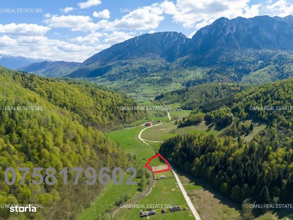 Zarnesti-Bârsa Fierului-Teren 1.893 mp pentru Casă de vacanță, A-frame