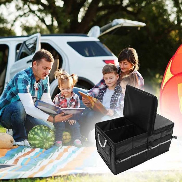 Многофункционален органайзер за багажник сгъваем с алуминиеви дръжки