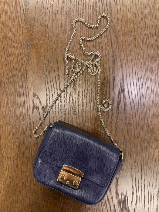 Малка тъмносиня чанта Furla