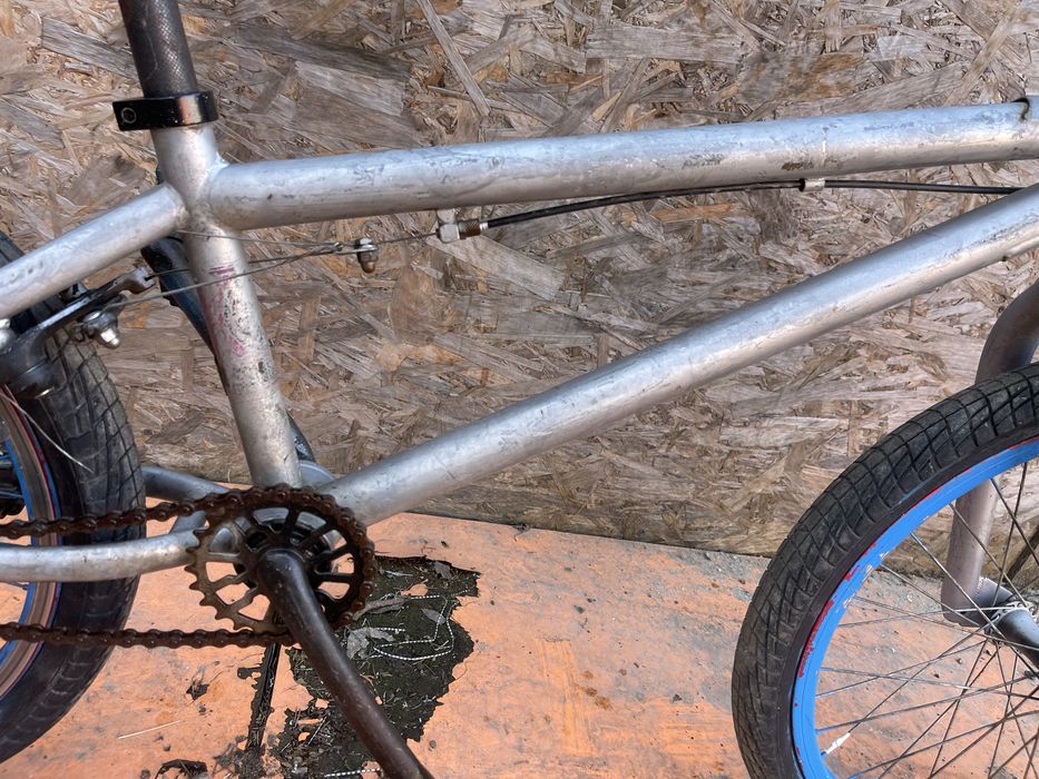 Bicicleta bmx foaie si pinion mic roti 20”