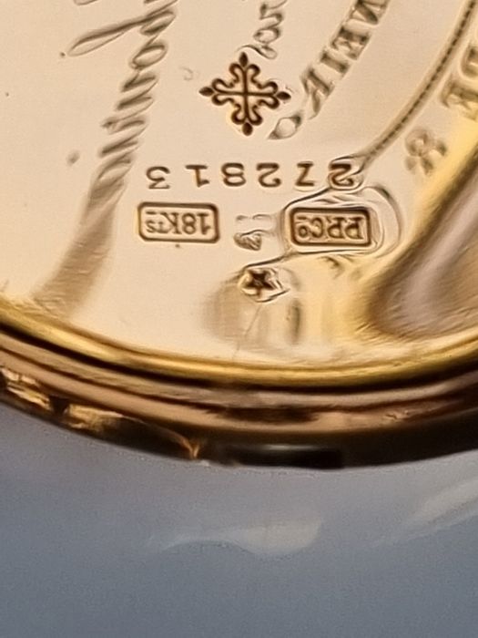 Златен джобен часовник Patek Philippe Chronometro Gondolo