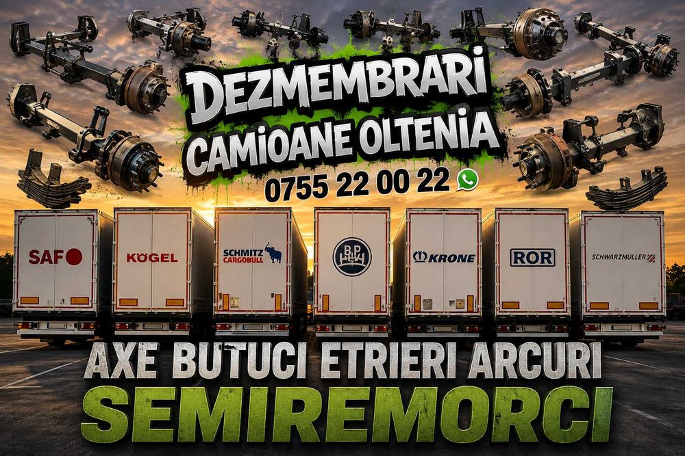 Dezmembrez * Man 2, 3, 4, TGA TGX TGL Silent  , Euro 3 4 5 6  - Piese din DEZMEMBRARI