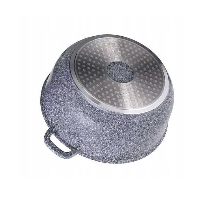 Set 3 oale marmorate 20cm, 24cm, 28cm, premium din aluminiu acoperite