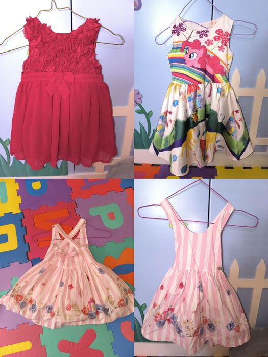 Страхотни нови официални рокли 92-98см