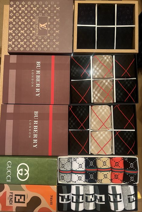 Sosete LV Burberry Gucci