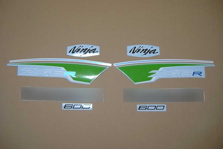 Стикери Kawasaki ZX-6R Ninja 2009-2012 кавазаки 636 зх6р лепенки zx6r