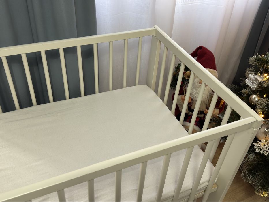 Pat copii ikea Gulliver 60x120 Alb