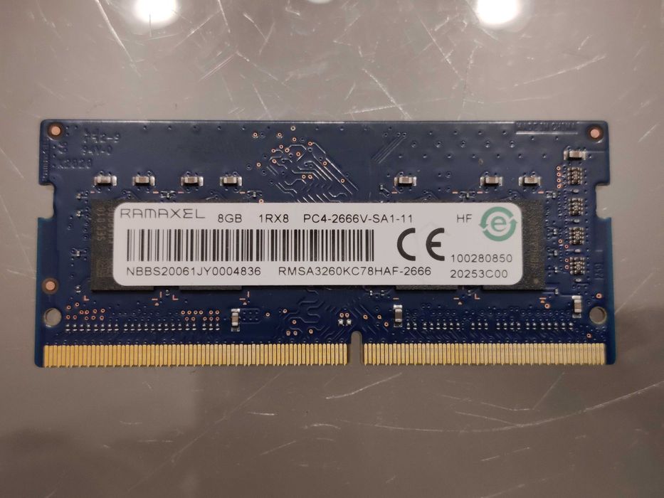 Продавам памети за лаптоп SO-DIMM DDR3 и DDR4 8GB Memory