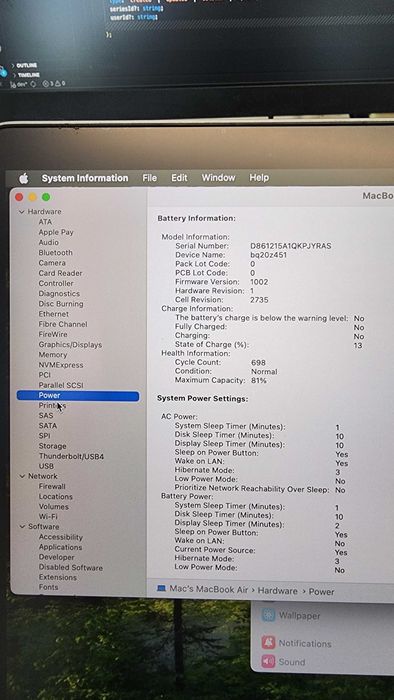 Macbook Air M1 8GB 500GB - РЕЗЕРВИРАН