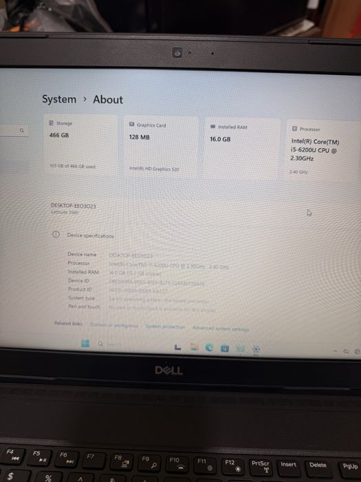 Лаптоп dell 512gb 16gb ram+ диагностика за bmw