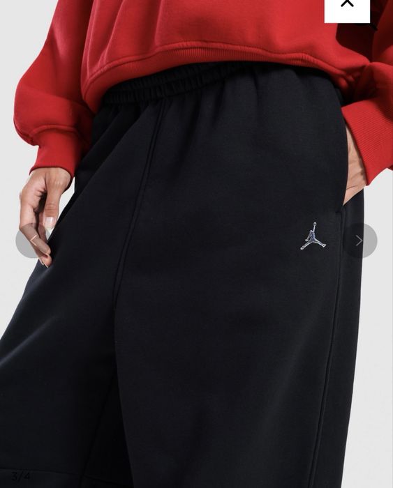 jordan панталони w brooklyn fleece jogger  черни