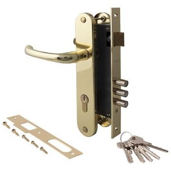 Есік кулпын орнату, установка замок