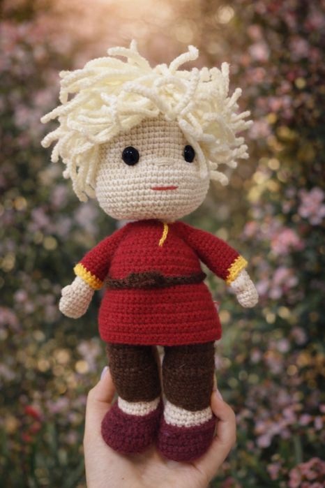 Вязаный домовёнок Кузя