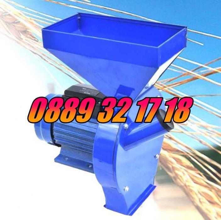 Монофазна комбинирана фуражомелка / ярмомелка 4,2 kW с 4 сита