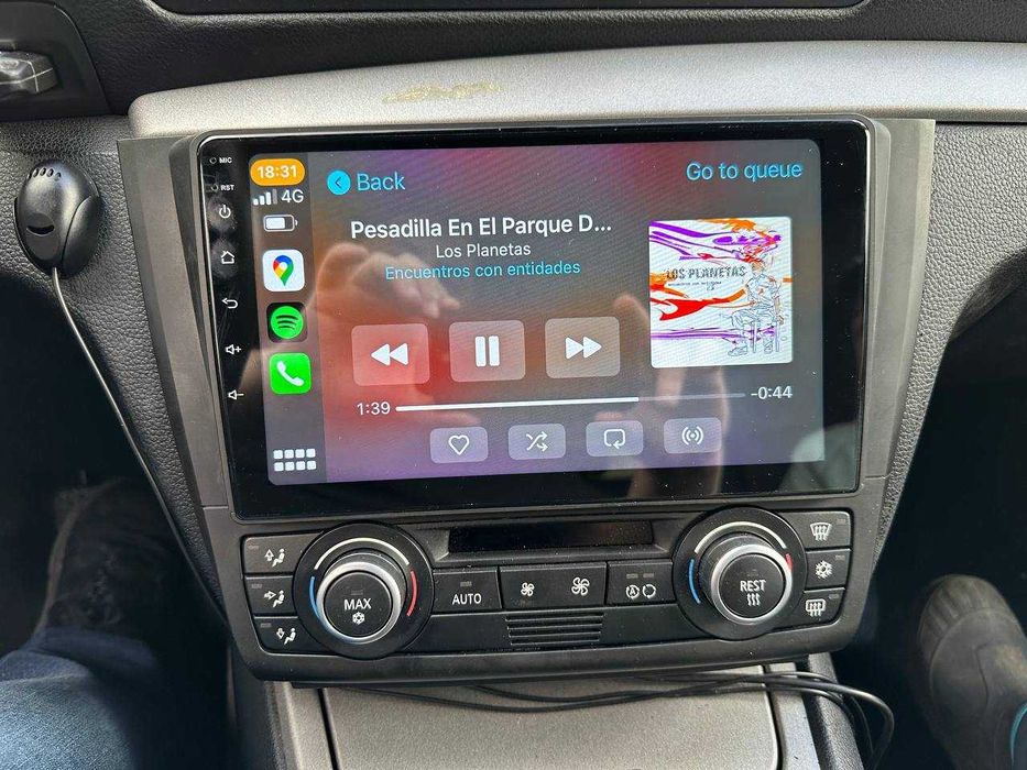 Navigatie Android BMW seria 1 e87 Waze YouTube GPS USB casetofon
