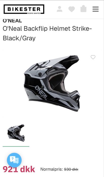 O'Neal Backflip Helmet Strike-Black/Gray