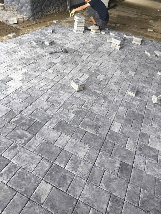 Укладка брусчатки