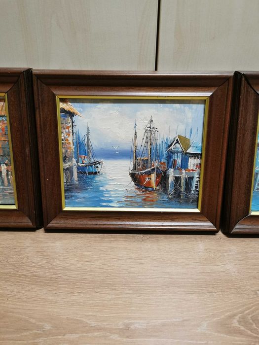3 бр. картини с маслени бои