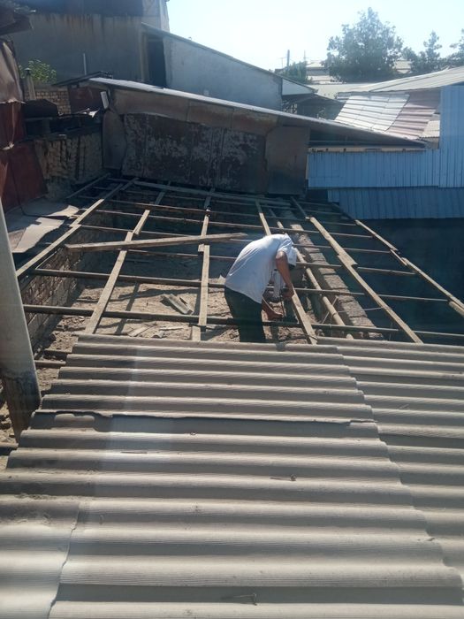 Uy, zabor,beton buzish ishlari.